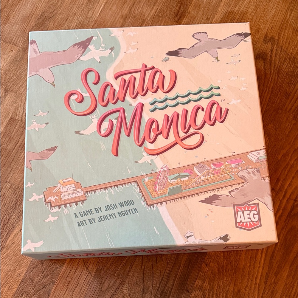 Santa Monica Board Game – Complete – Excellent Condition – AEG – 2–4 Players